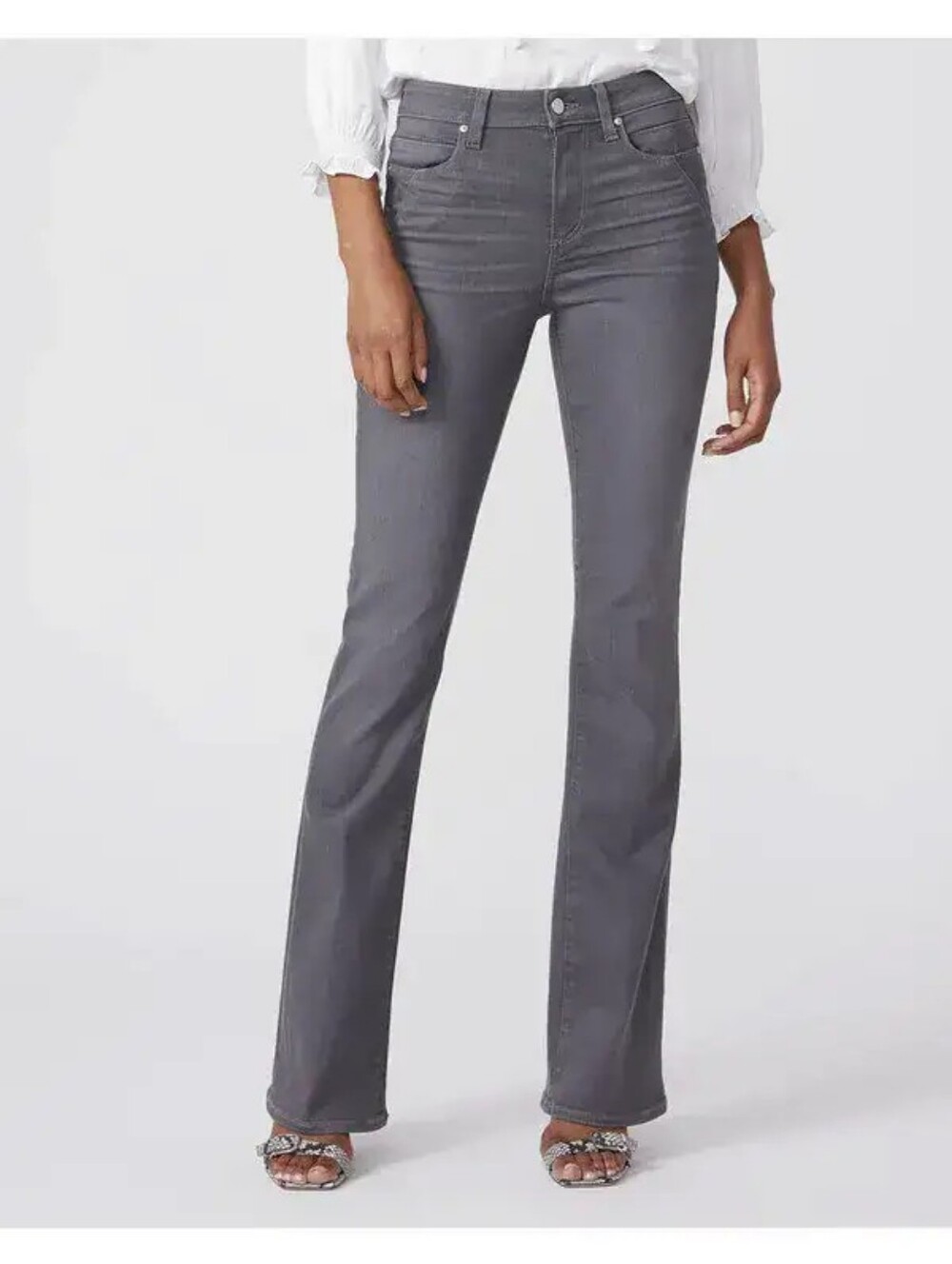 Paige Laurel Canyon Jean in Silver Lining